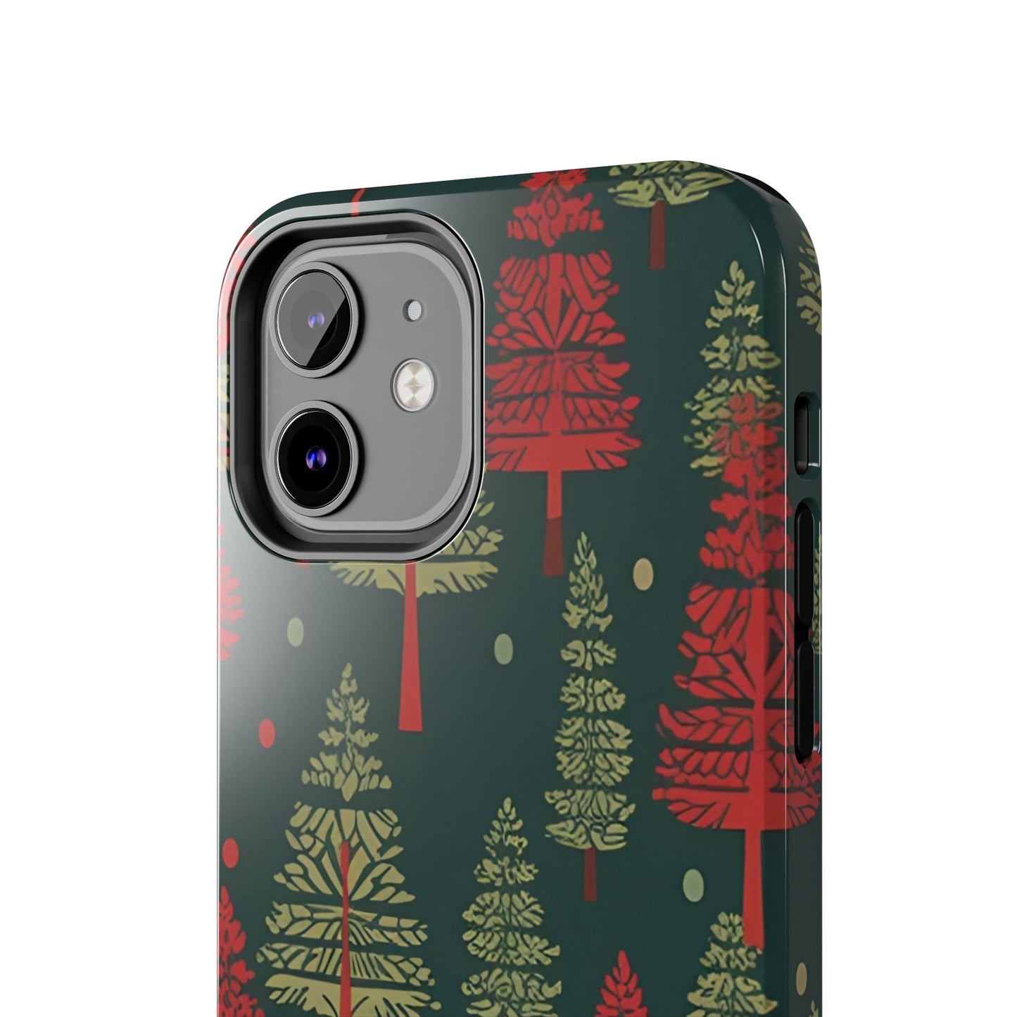 Retro Christmas Trees Pattern - iPhone Series Case