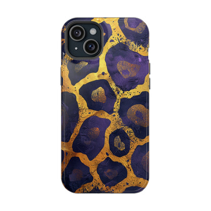 Regal Amethyst Leopard iPhone Case