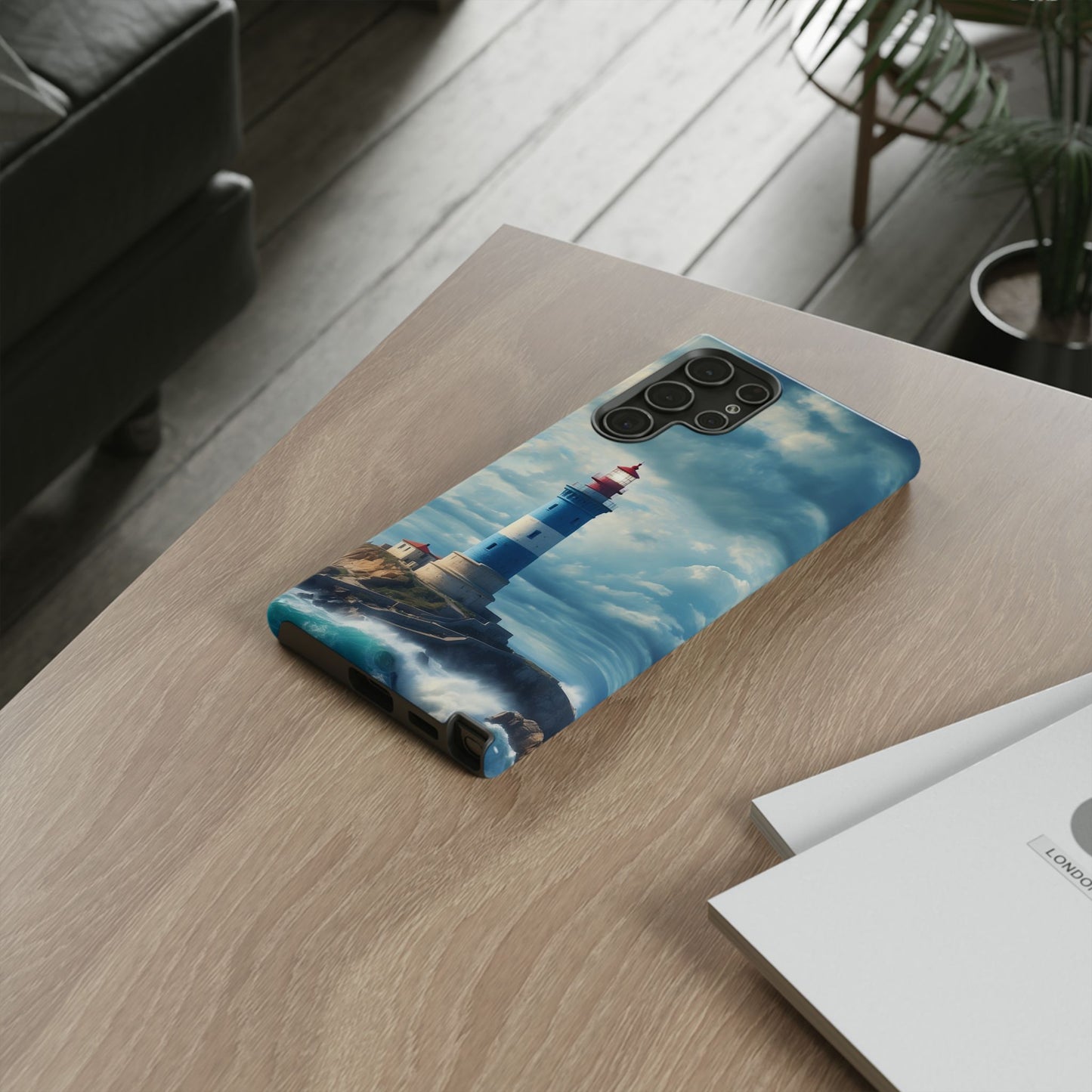 Samsung Galaxy Case - Coastal Lighthouse Design