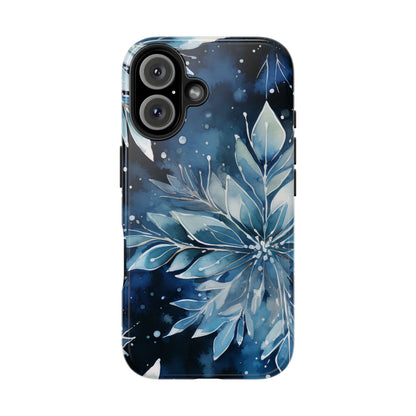 Winter’s Embrace – Blue Snowflake Samsung Galaxy Case