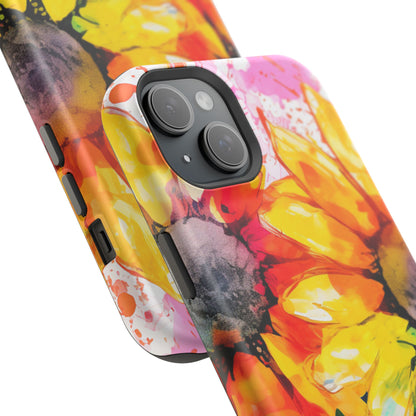 Bold Watercolor Sunflowers - MagSafe iPhone Series Case