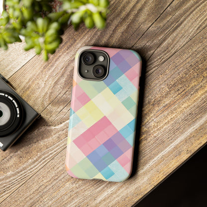 Spring Sonata Pastel Plaid Case