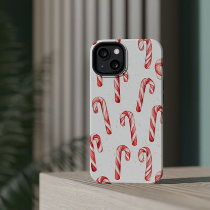 Candy Cane Christmas Pattern – MagSafe iPhone Series Case