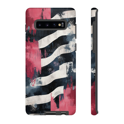 Blood Zebra Samsung Case – Bold Red & Black Pattern