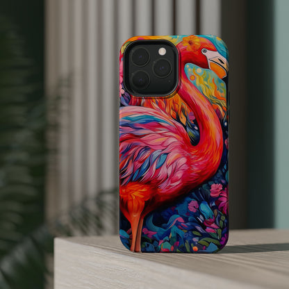 Flamingo Fiesta – Vibrant Flamingo MagSafe iPhone Cases