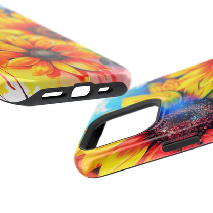 Vibrant Sunflower Splash - MagSafe iPhone Series Case