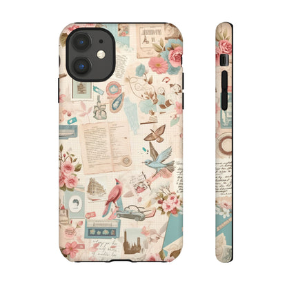 Vintage Collage iPhone Case - Retro Nostalgic Protective Cover