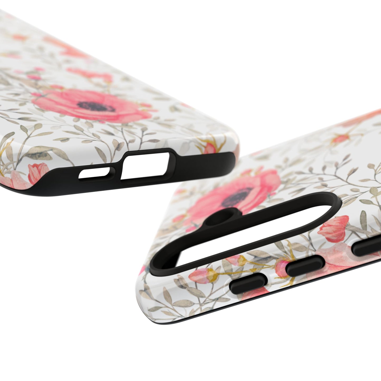 Pink Floral Watercolor Samsung Galaxy Case – Elegant Blossom Design