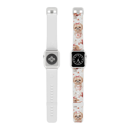 Puppies & Heart Mugs Apple Watch Band