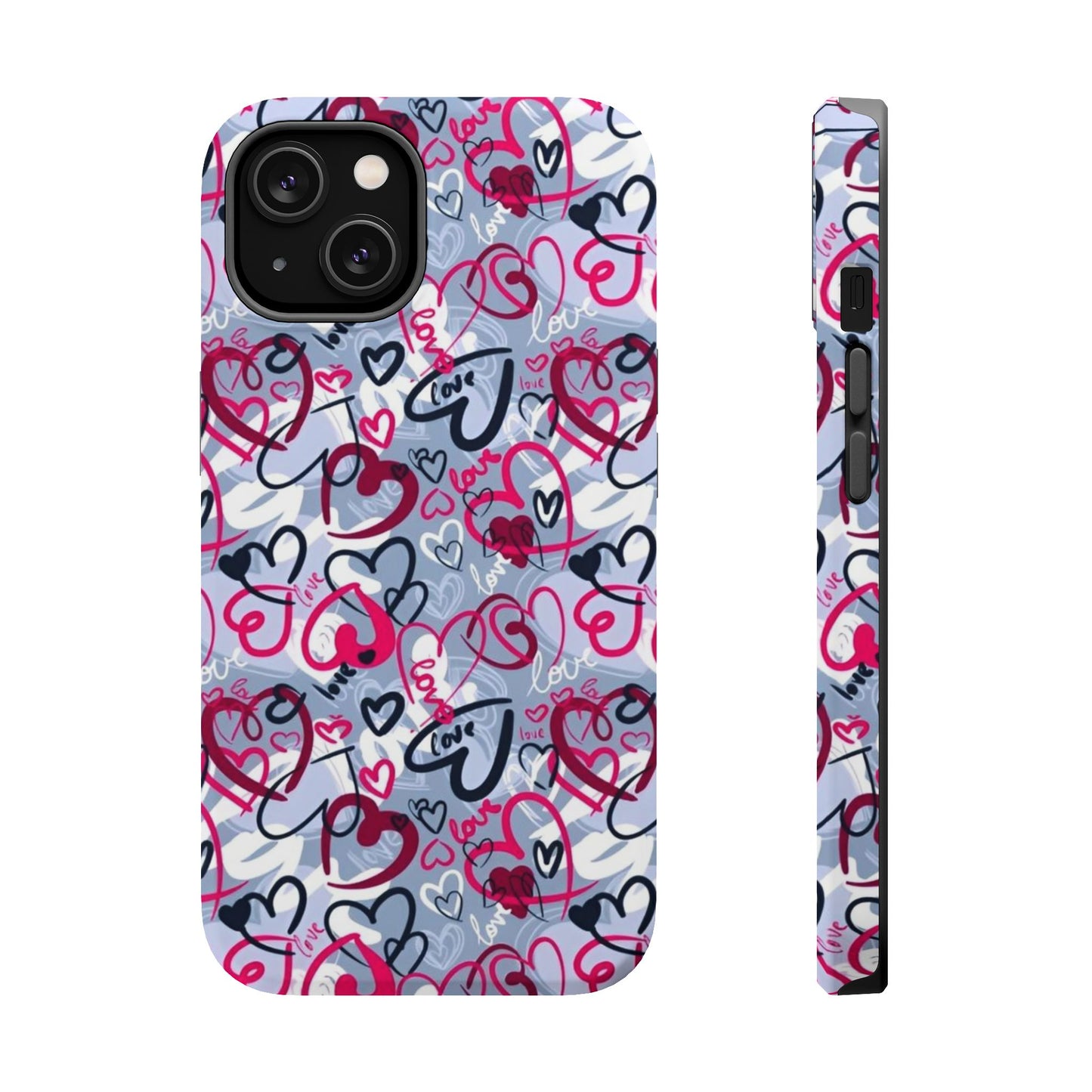 Graffiti Love Hearts MagSafe Case