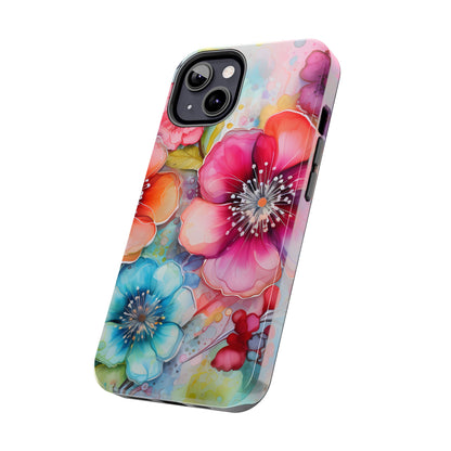 Vibrant Watercolor Floral Garden - iPhone Series Case