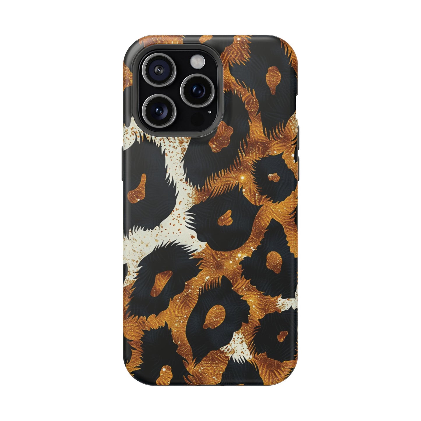 Safari Noir Gold Leopard iPhone Case