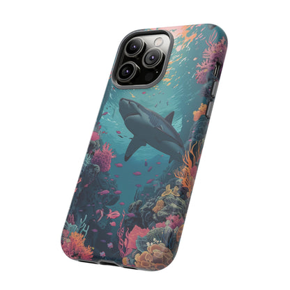 Ocean Shark Coral Reef iPhone Case