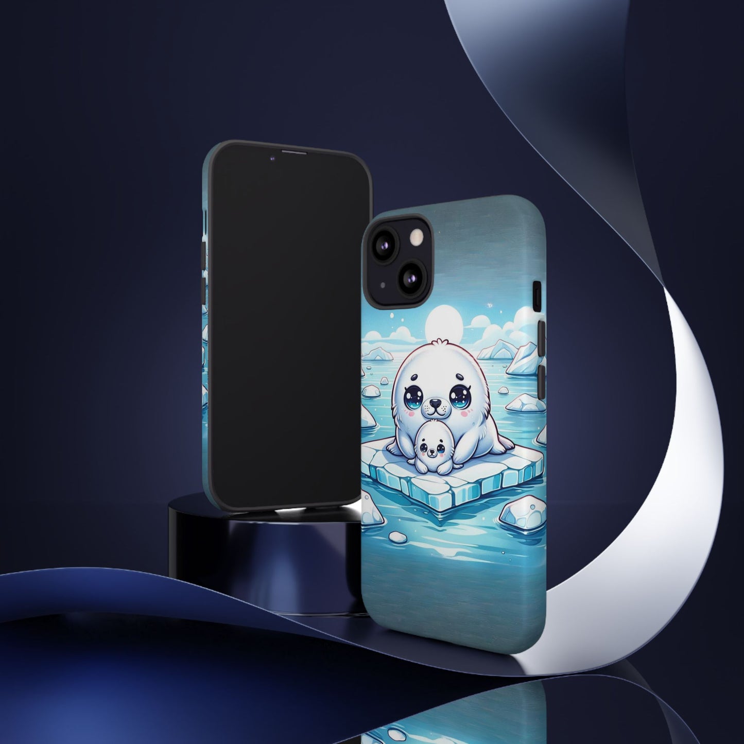 Arctic Embrace Seal iPhone Case