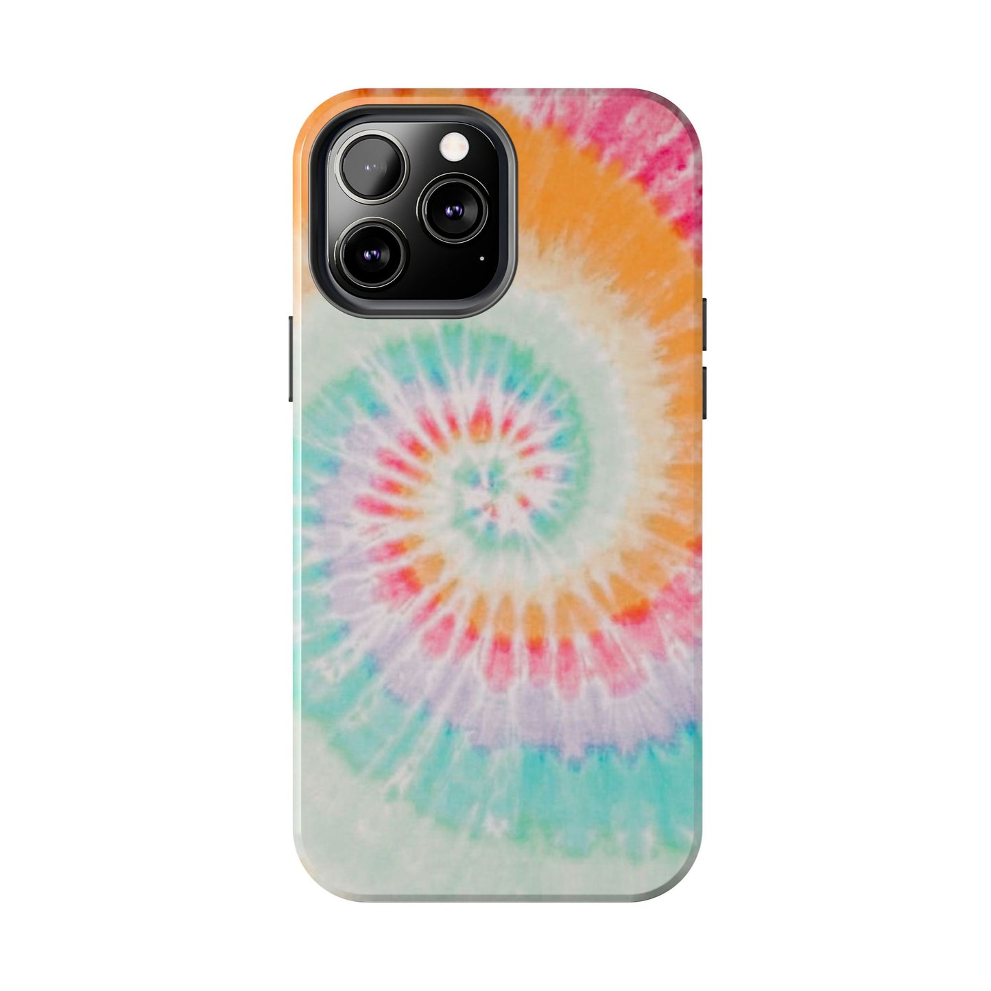 Pastel Swirl Tie-Dye iPhone Case – Soft & Minimalistic Style