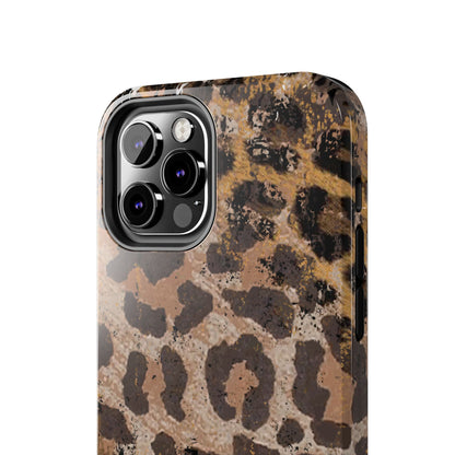 Vintage Distressed Leopard Print - iPhone Series Case