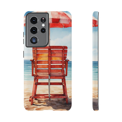 Beachfront Sunset Lounge Samsung Galaxy Case – Rearview Edition