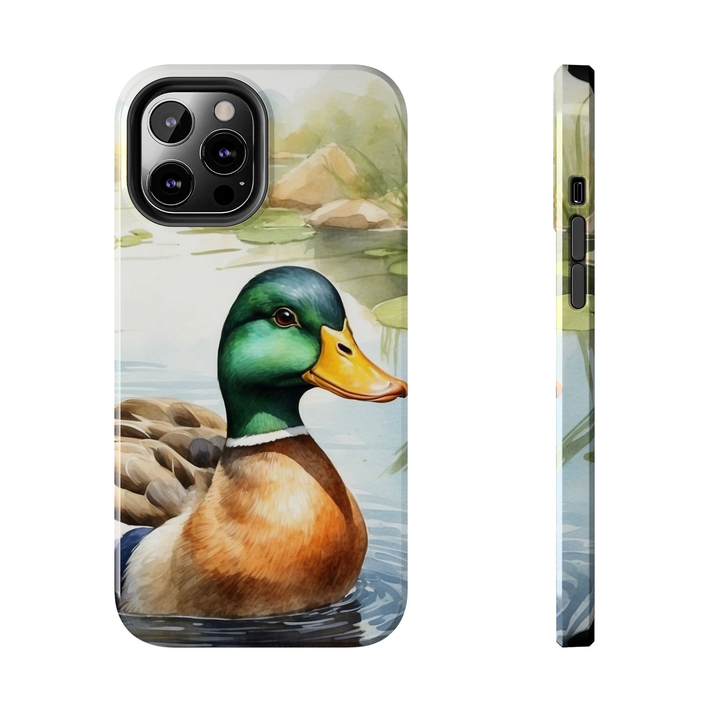 Serene Duck Reflection - iPhone Case