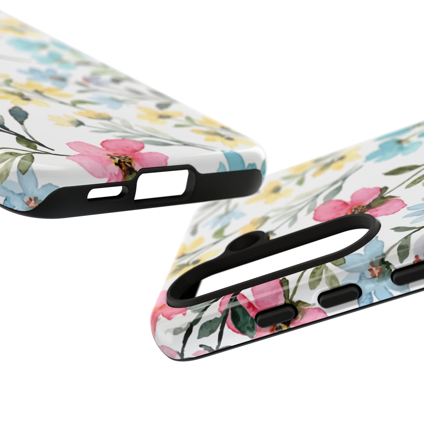 Watercolor Floral Bliss – Samsung Galaxy Case with Pastel Flower Design