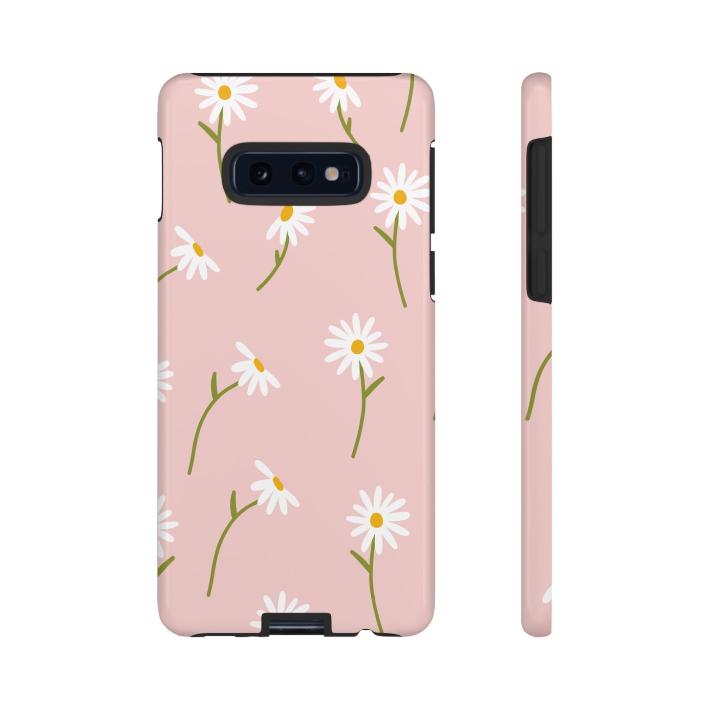 Daisy Delight Tough Samsung Galaxy Case – Cute Floral Design with Dual-Layer Protection