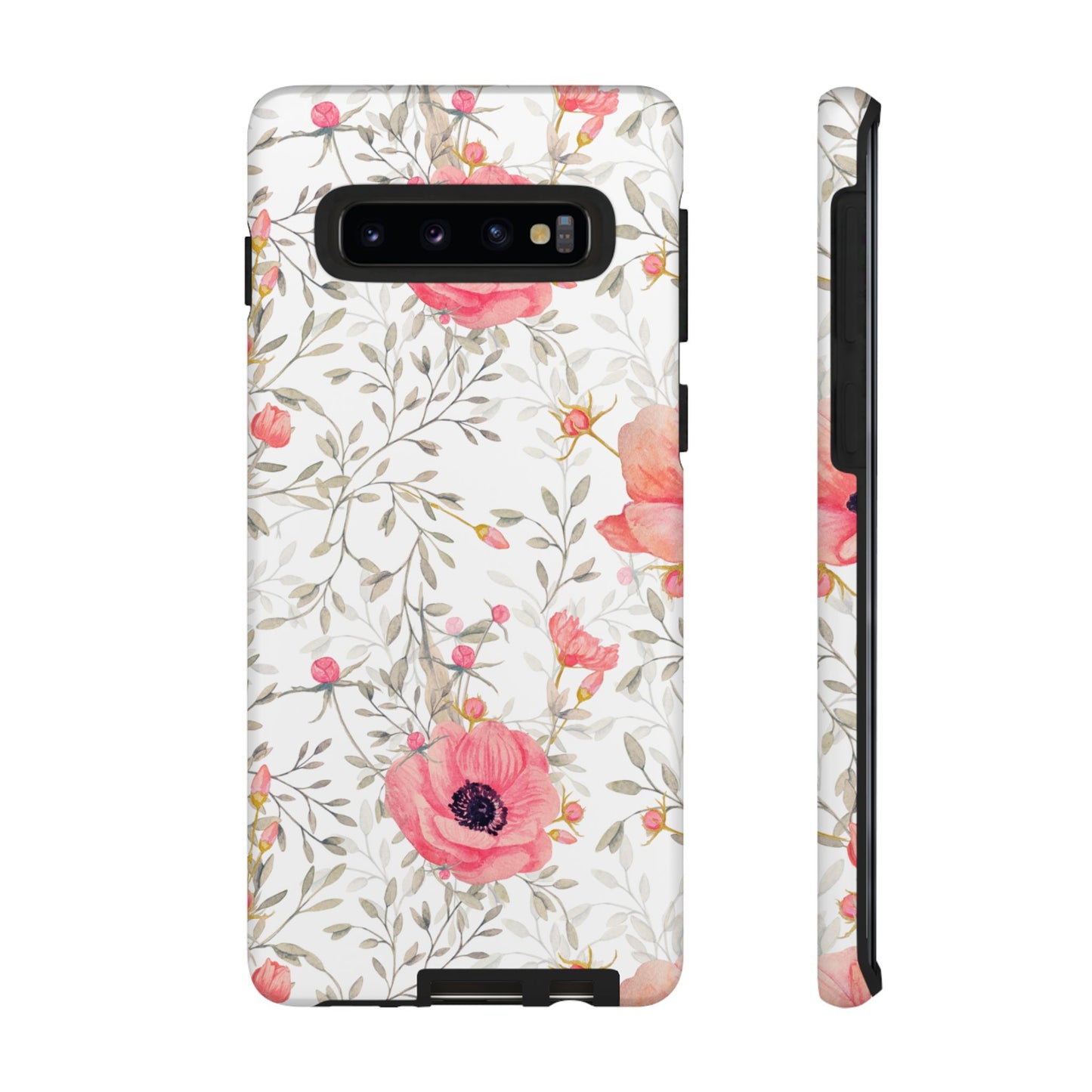 Pink Floral Watercolor Samsung Galaxy Case – Elegant Blossom Design