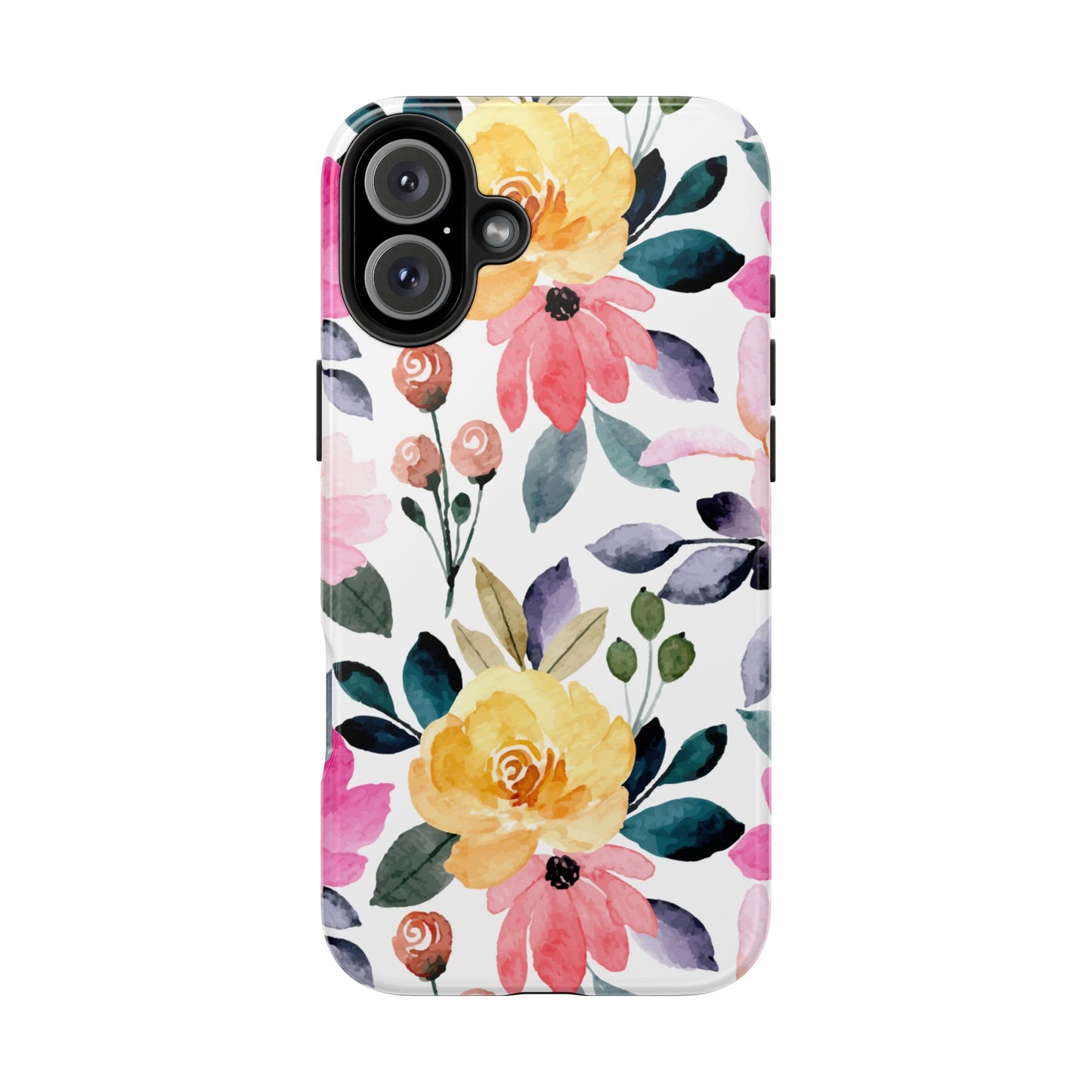 Blossoming Beauty – iPhone Series Case with Vibrant Watercolor Flowers