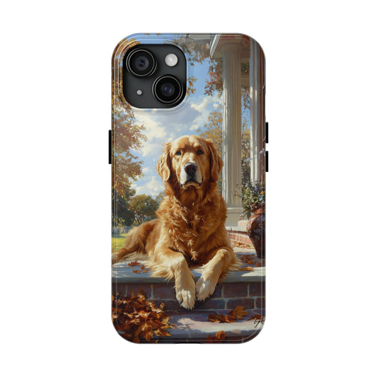 Golden Retriever Autumn Serenity - iPhone Series Case