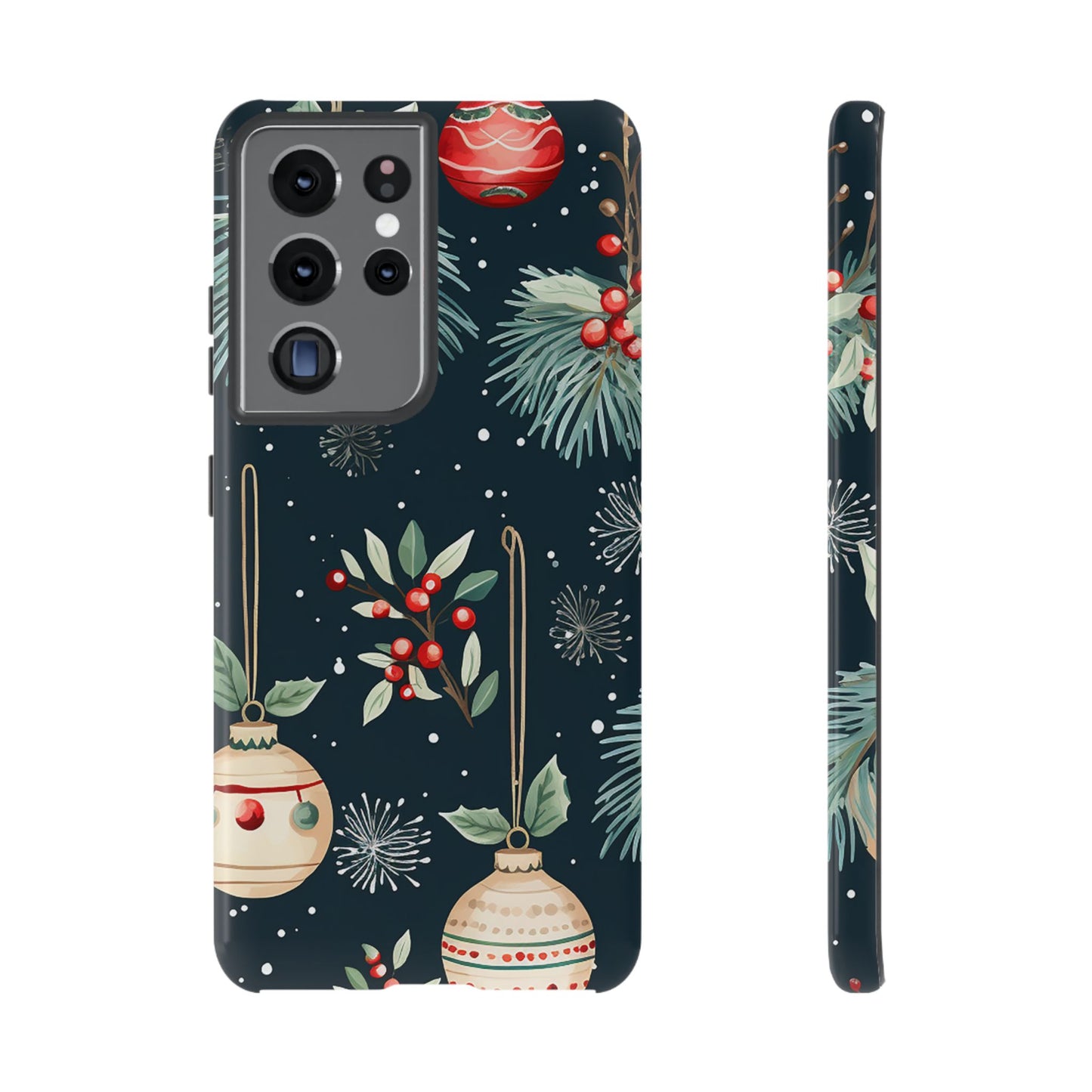 Elegant Christmas Ornaments and Pine - Samsung Galaxy Series Case