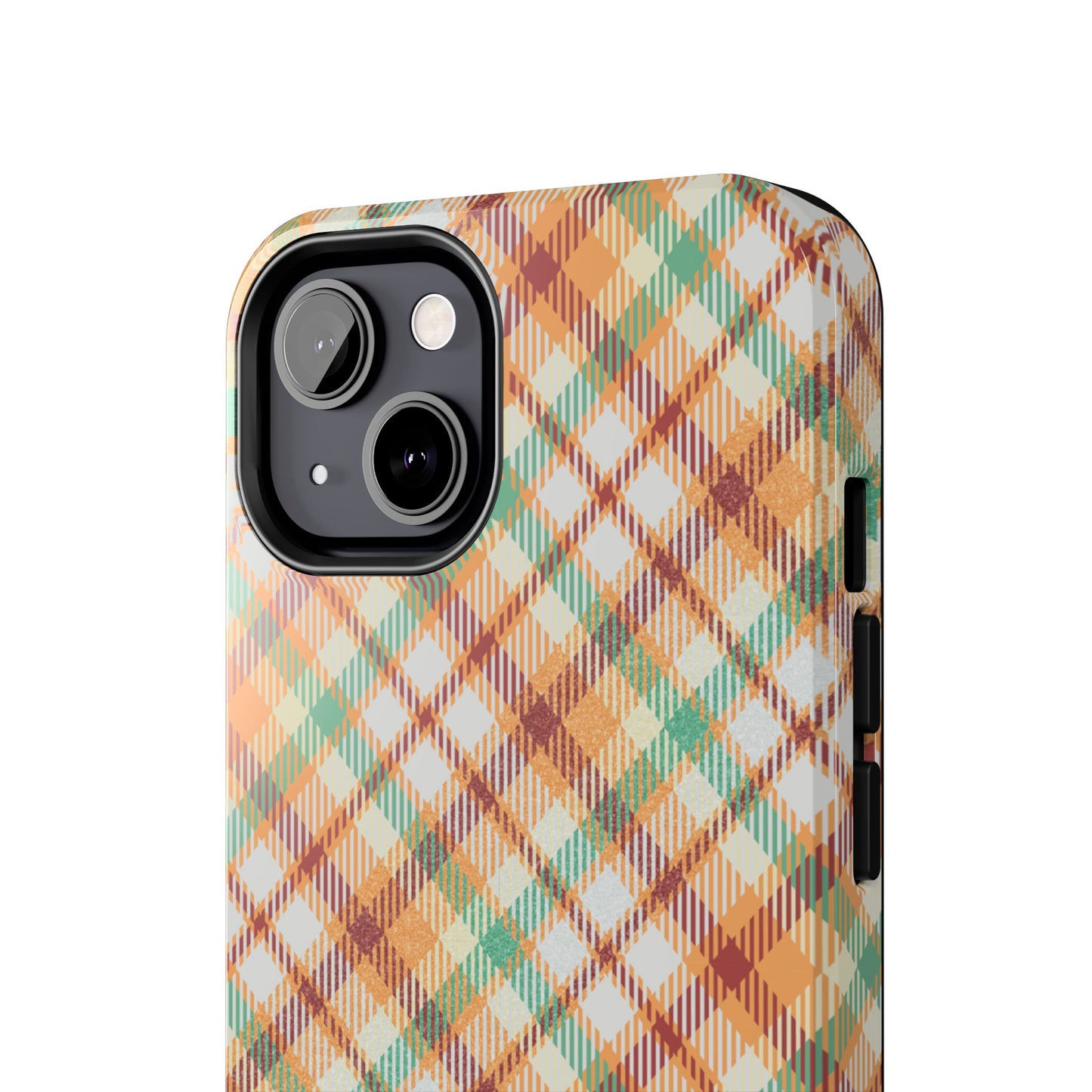 iPhone Case - Autumn Harvest Plaid Design