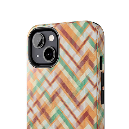 iPhone Case - Autumn Harvest Plaid Design