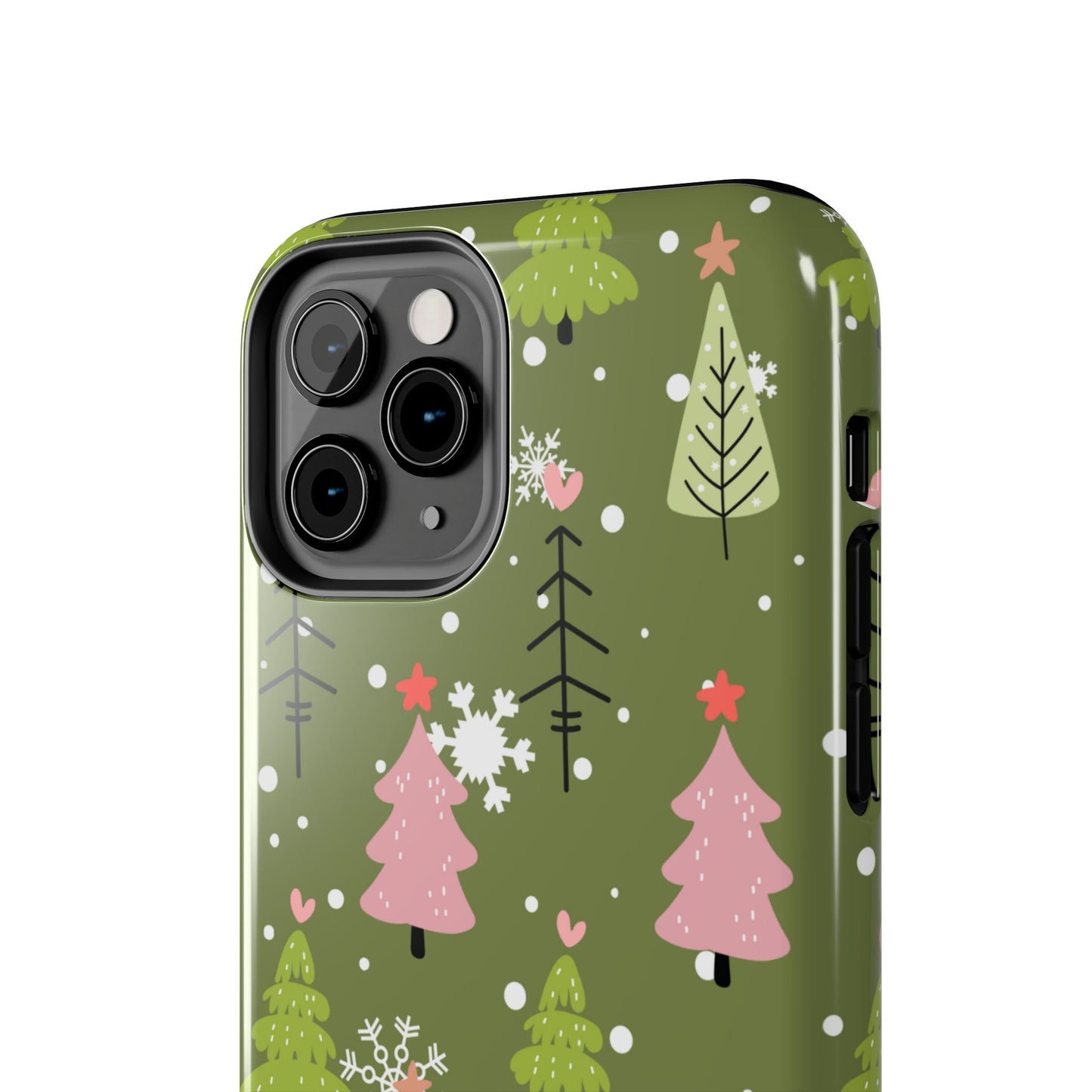 Whimsical Christmas Tree Pattern – iPhone Series Case