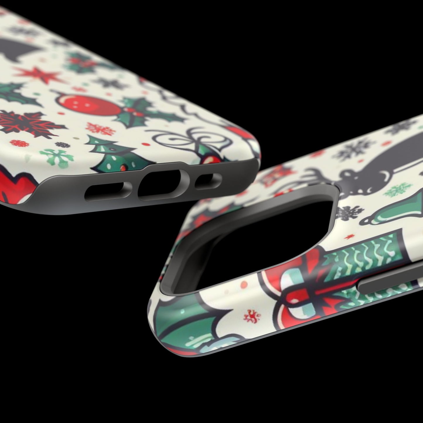 Cartoon Christmas Cheer – MagSafe iPhone Case