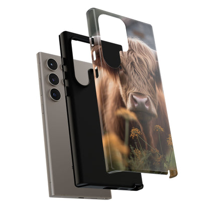 Highland Cow Phone Case | Custom Farmhouse | 10-foot Drop Protection