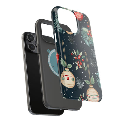 Elegant Christmas Ornaments and Pine - MagSafe iPhone Series Case