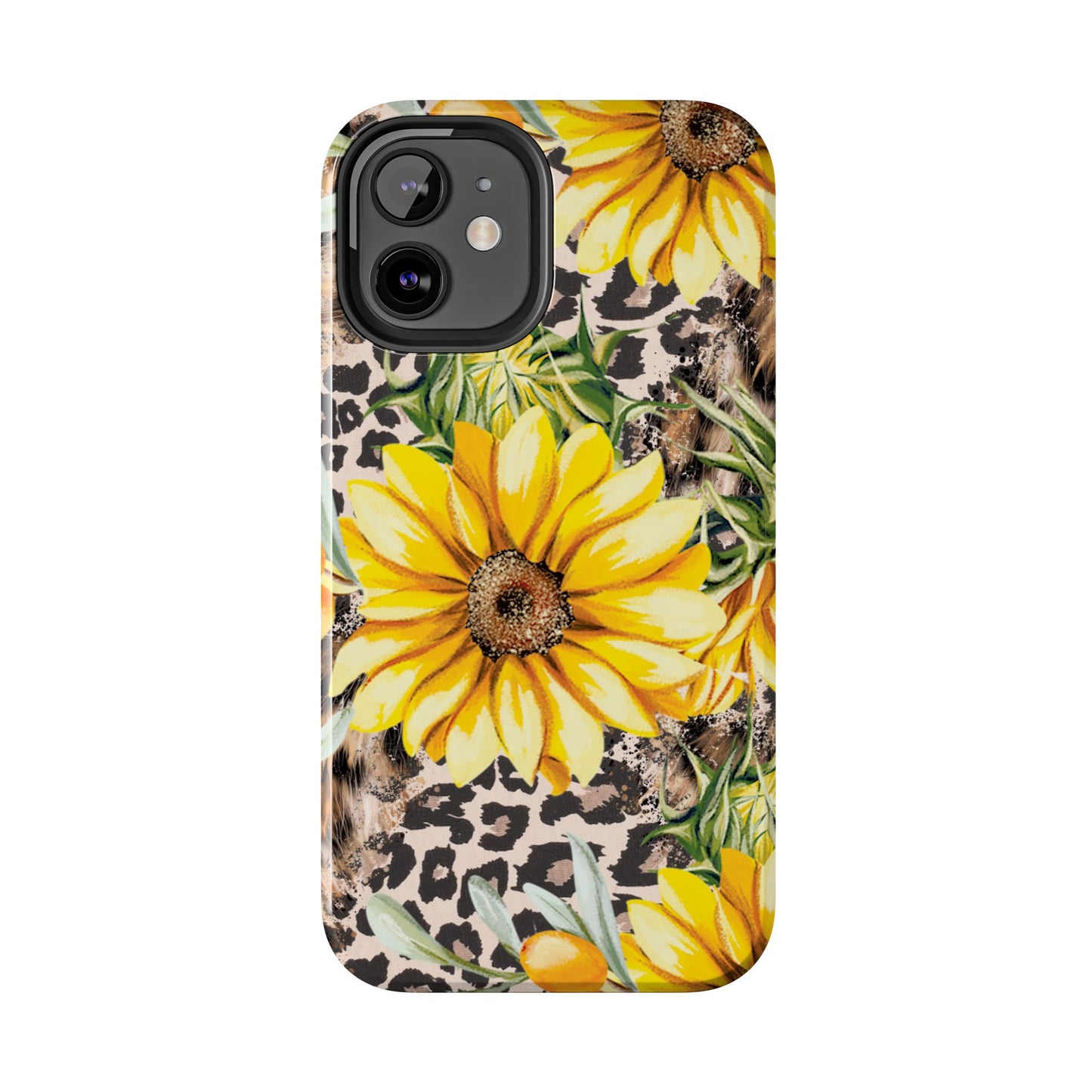 Leopard Sunflower Chic - iPhone Series Case