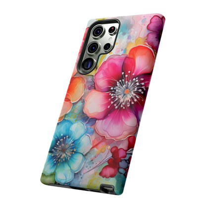 Vibrant Watercolor Floral Garden - Samsung Galaxy Series Case