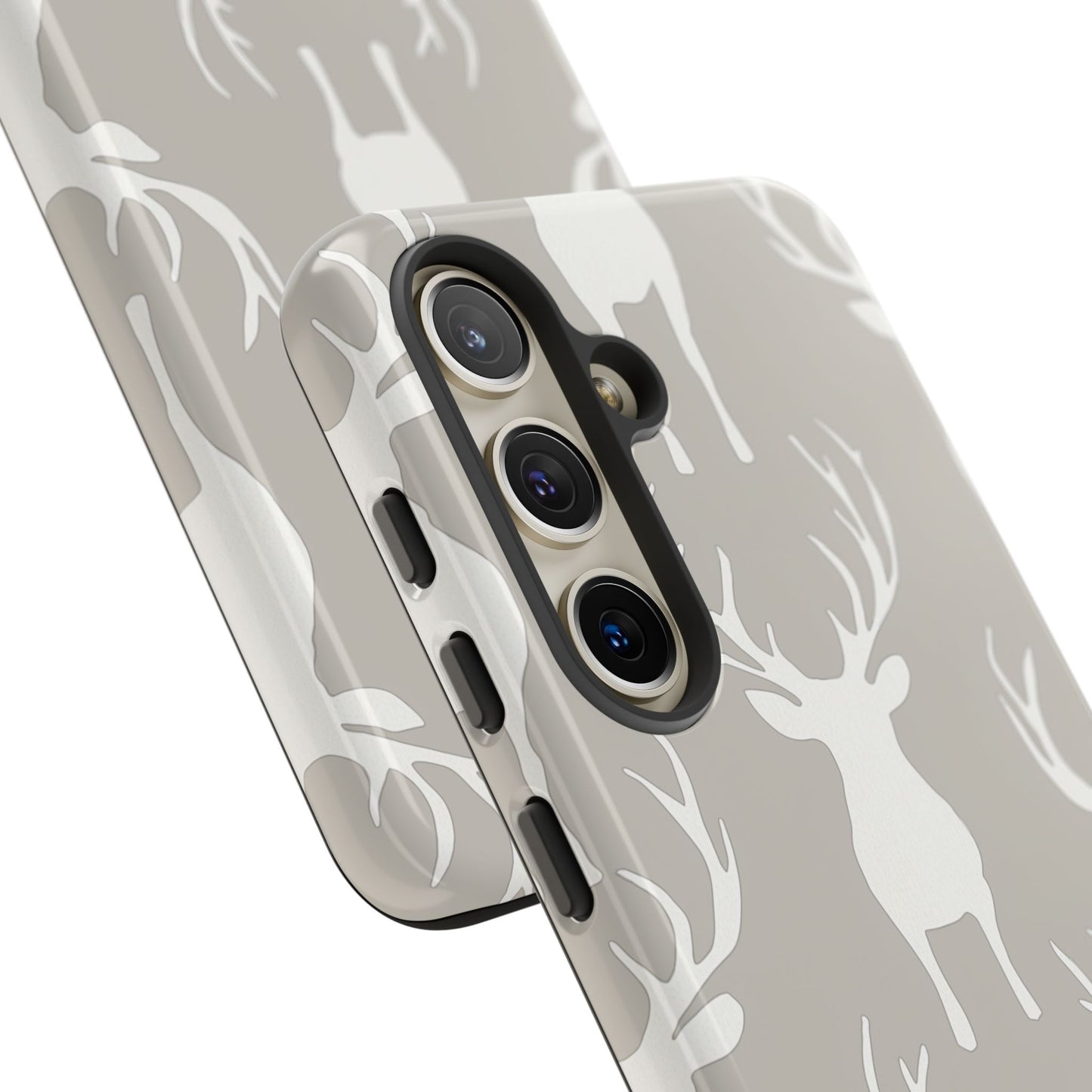 Minimalist Deer Silhouette Pattern – Samsung Galaxy Series Case