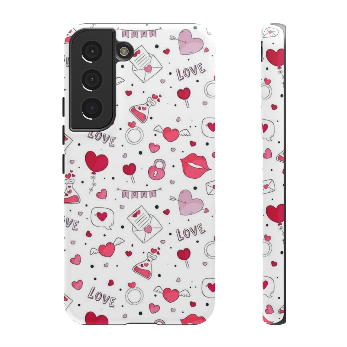 Samsung Galaxy Case: Romantic Love-Inspired Icons Case