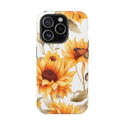 Sunflower & Monarch Garden - MagSafe iPhone Series Case