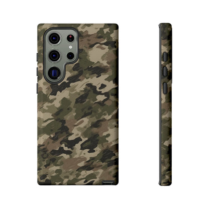 Classic Light Brown Camouflage – Premium Samsung Galaxy Case, Rugged and Stylish