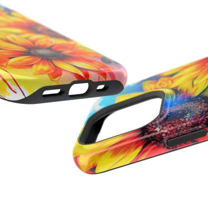 Vibrant Sunflower Splash - MagSafe iPhone Series Case