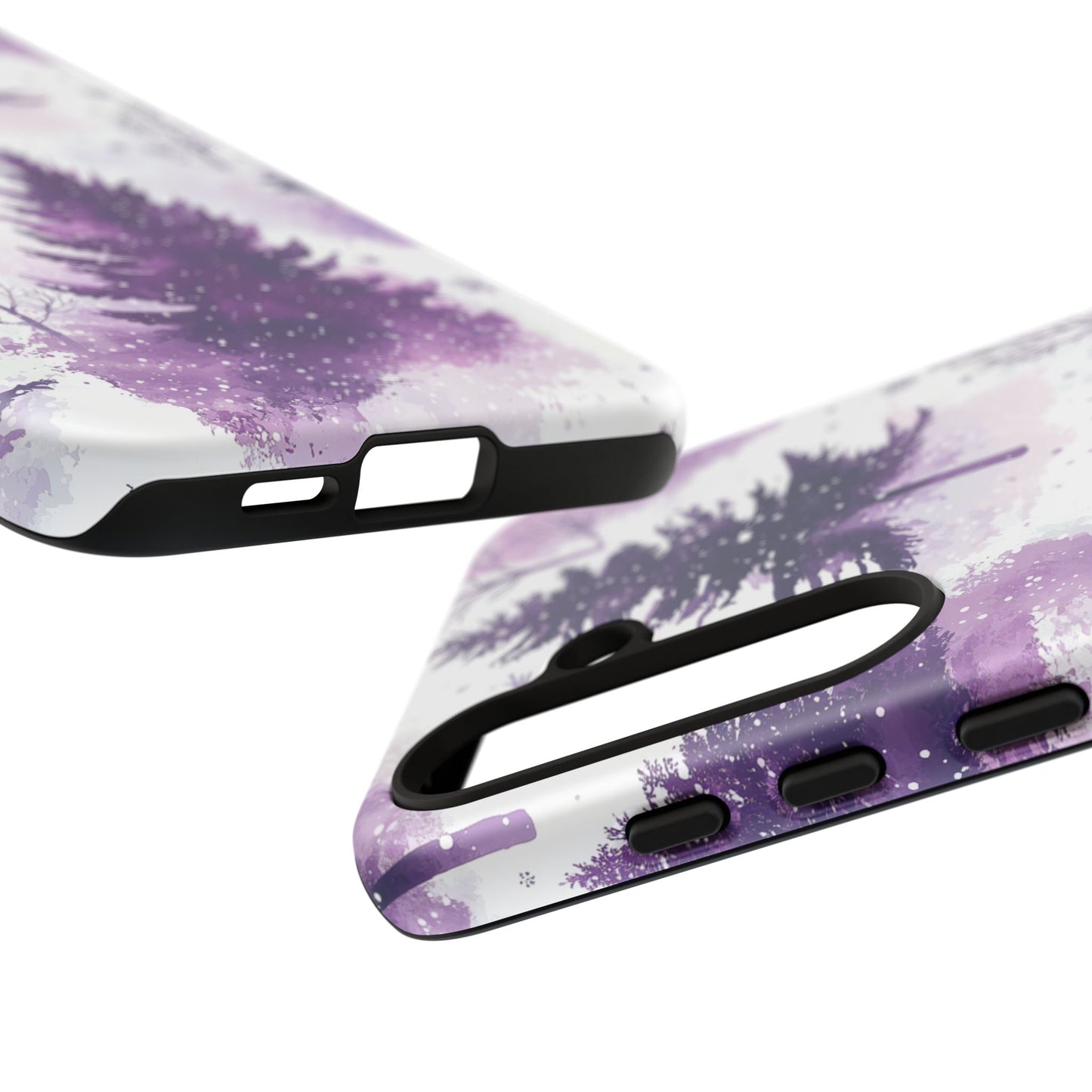 Purple Snowy Forest - Samsung Galaxy Series Case