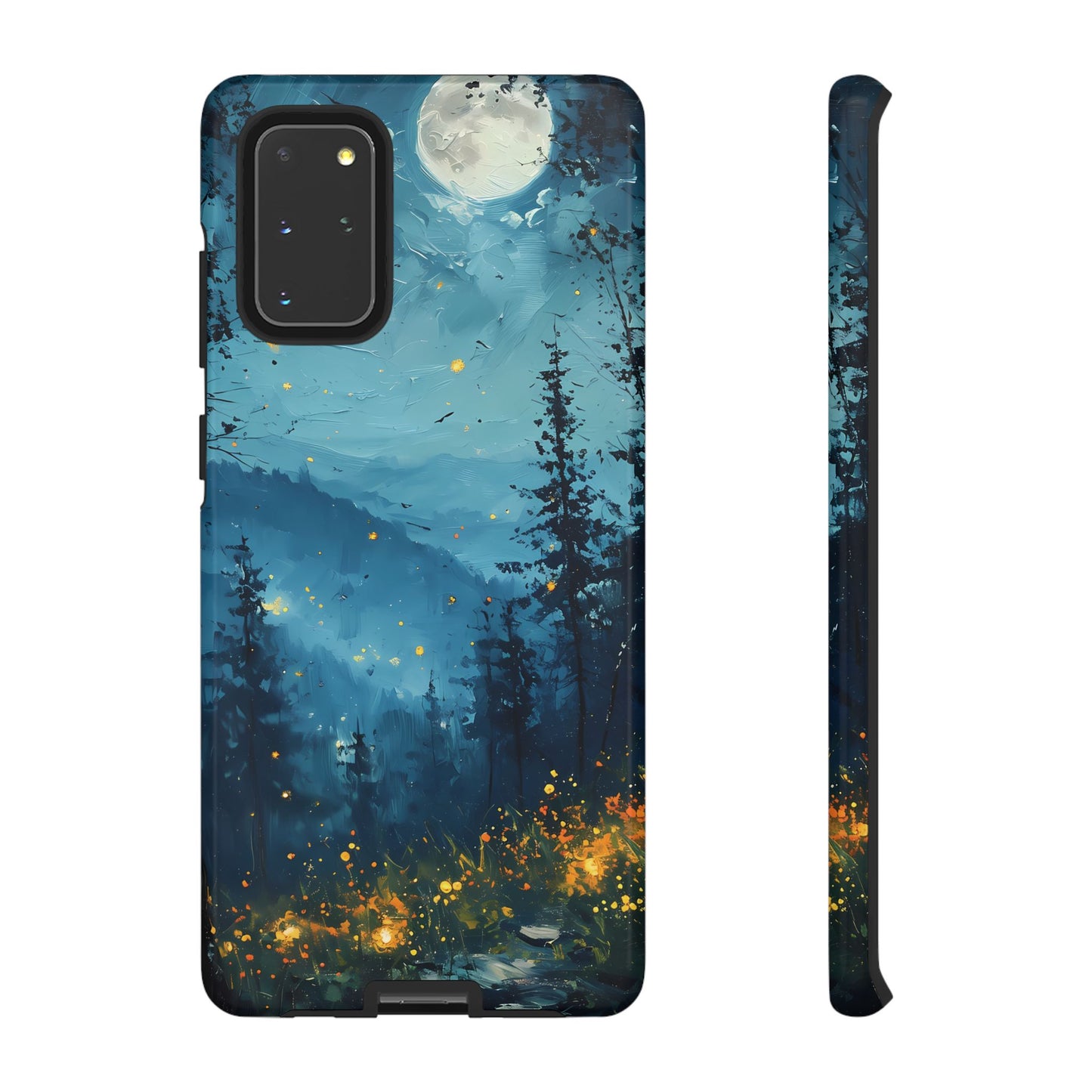 Moonlit Enchanted Forest Glow – Artistic Night Landscape Design - BOGO Cases