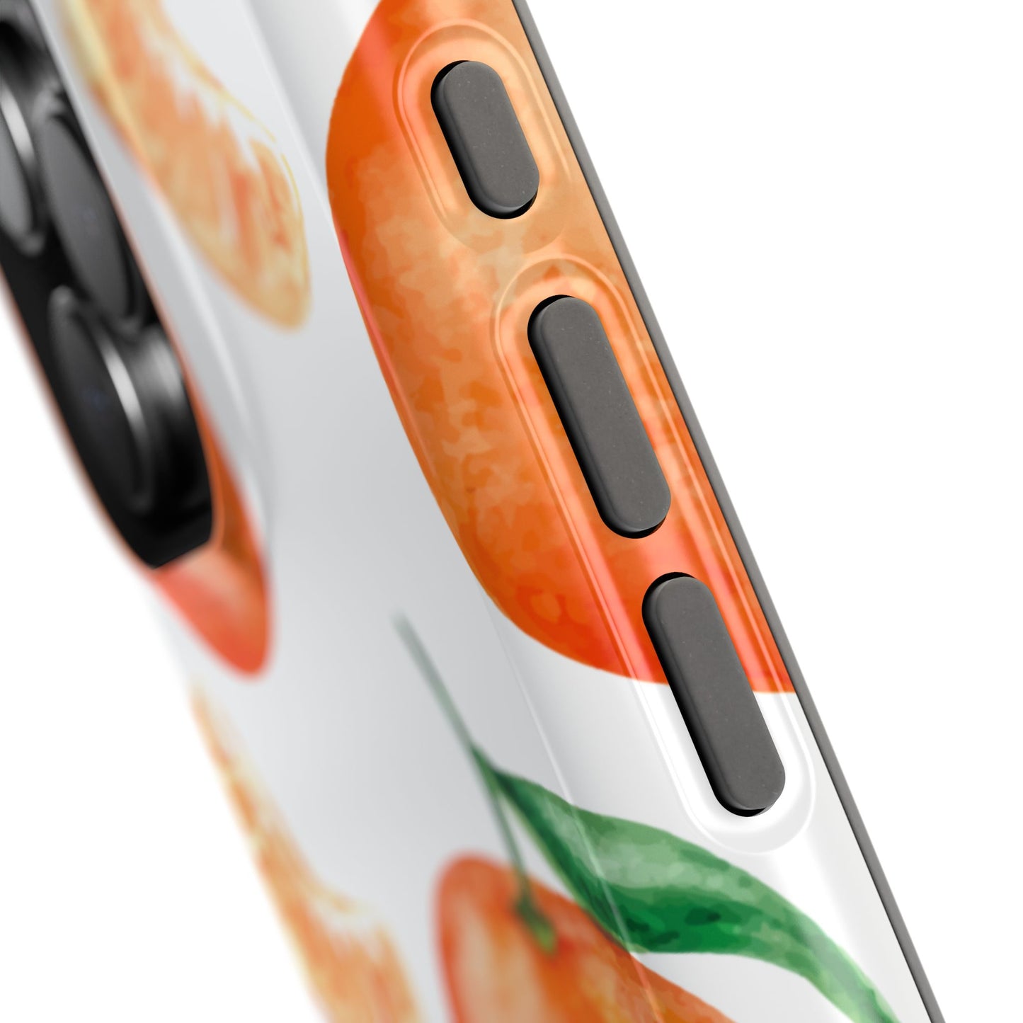 Tangerine Dreams Tough MagSafe iPhone Case – Watercolor Orange Design, Shockproof Dual Protection