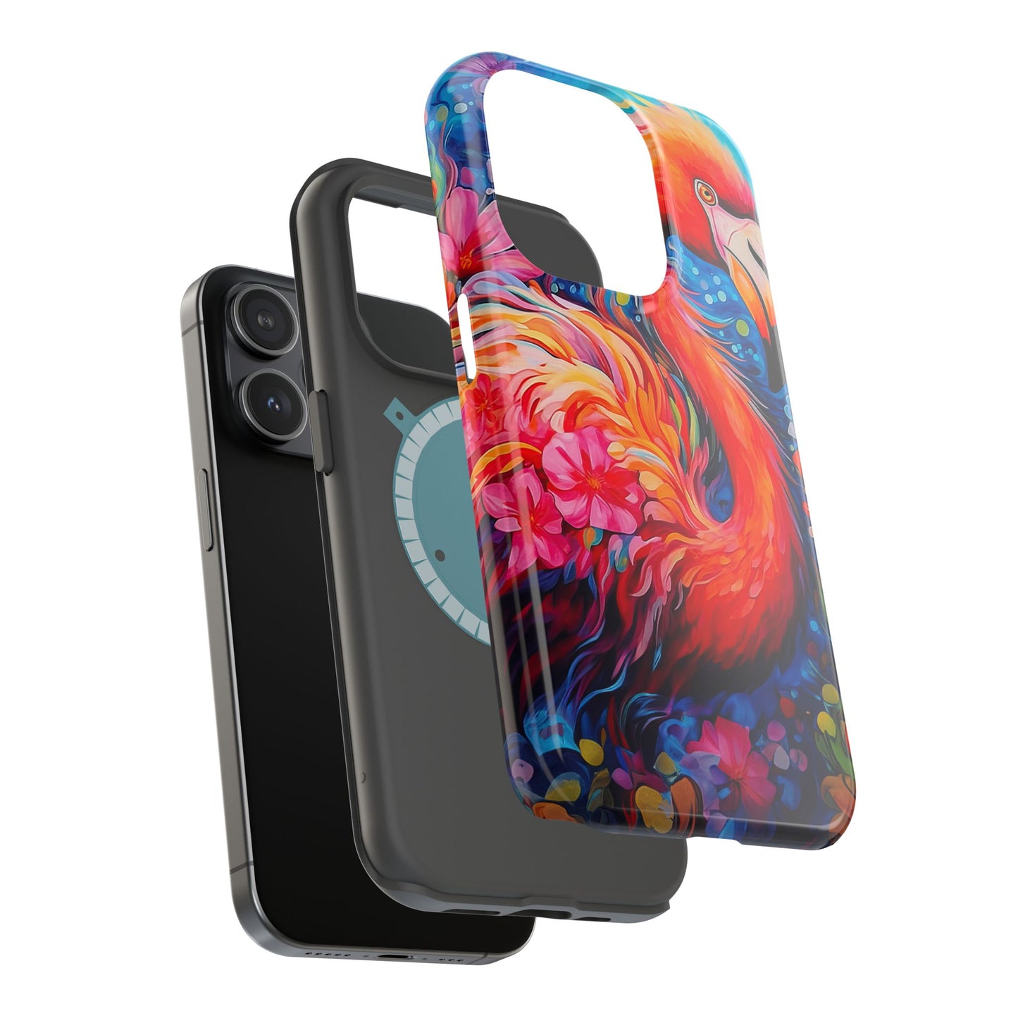 Tropical Elegance – Flamingo MagSafe iPhone Cases