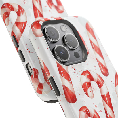 Festive Candy Cane Delight - MagSafe iPhone Series Case