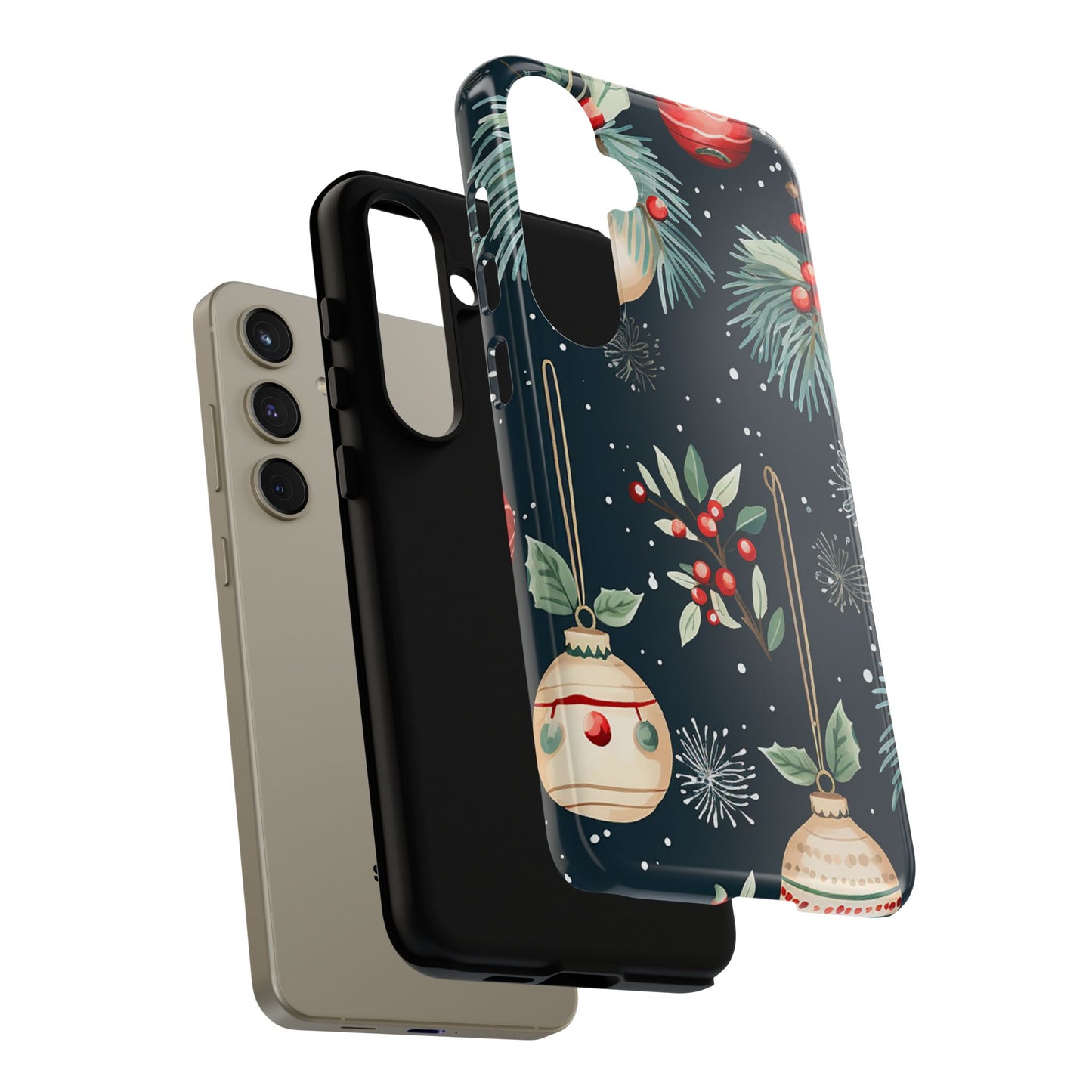 Elegant Christmas Ornaments and Pine - Samsung Galaxy Series Case