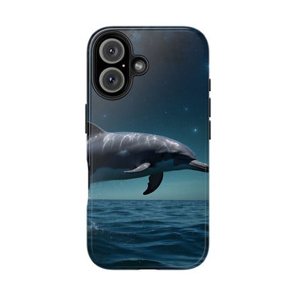 Midnight Ocean Dolphin - iPhone Case