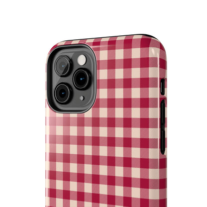 Vintage Red Gingham Check – iPhone Series Case