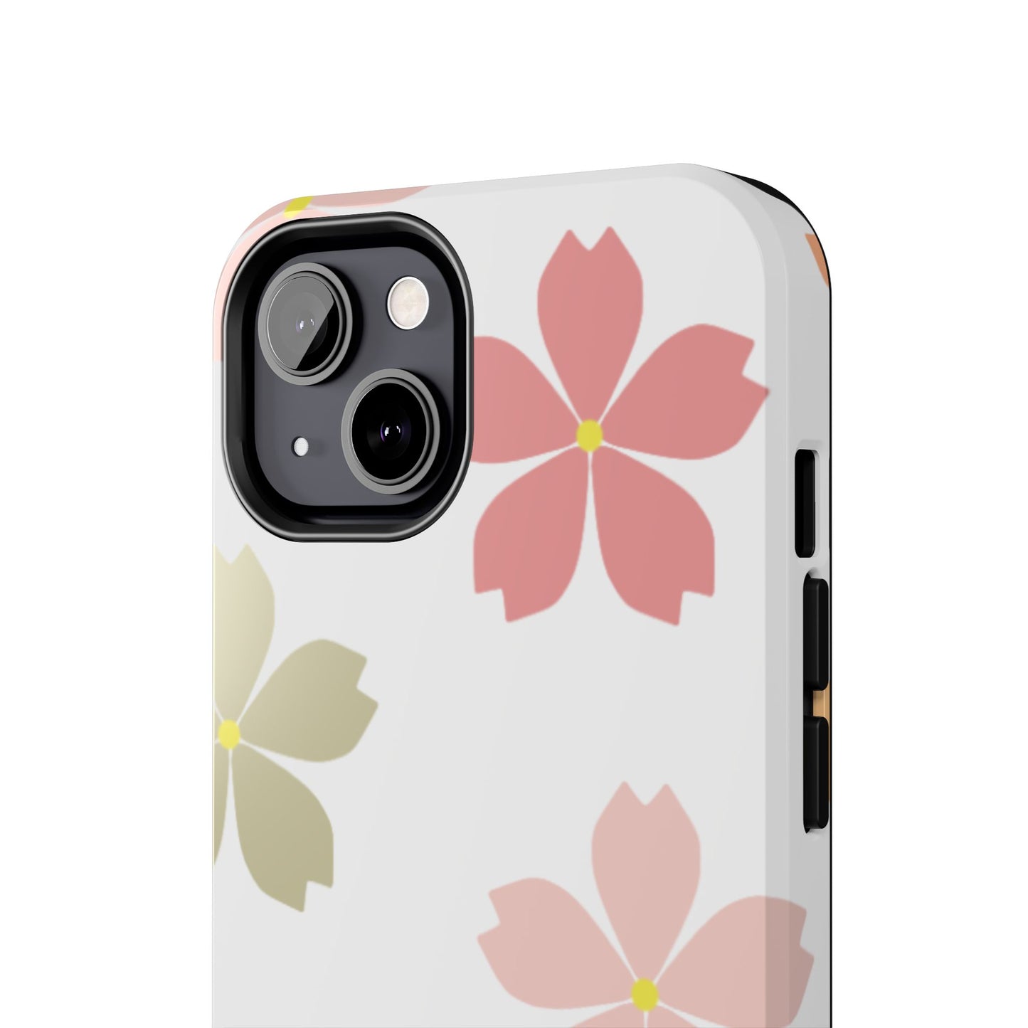 Pastel Sakura Blossom Tough iPhone Case – Durable Design with Soft Matte Finish